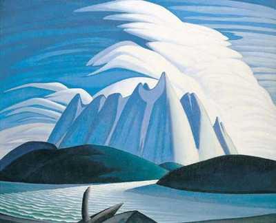 Lawren Harris' Lake and Mountains (1928)
